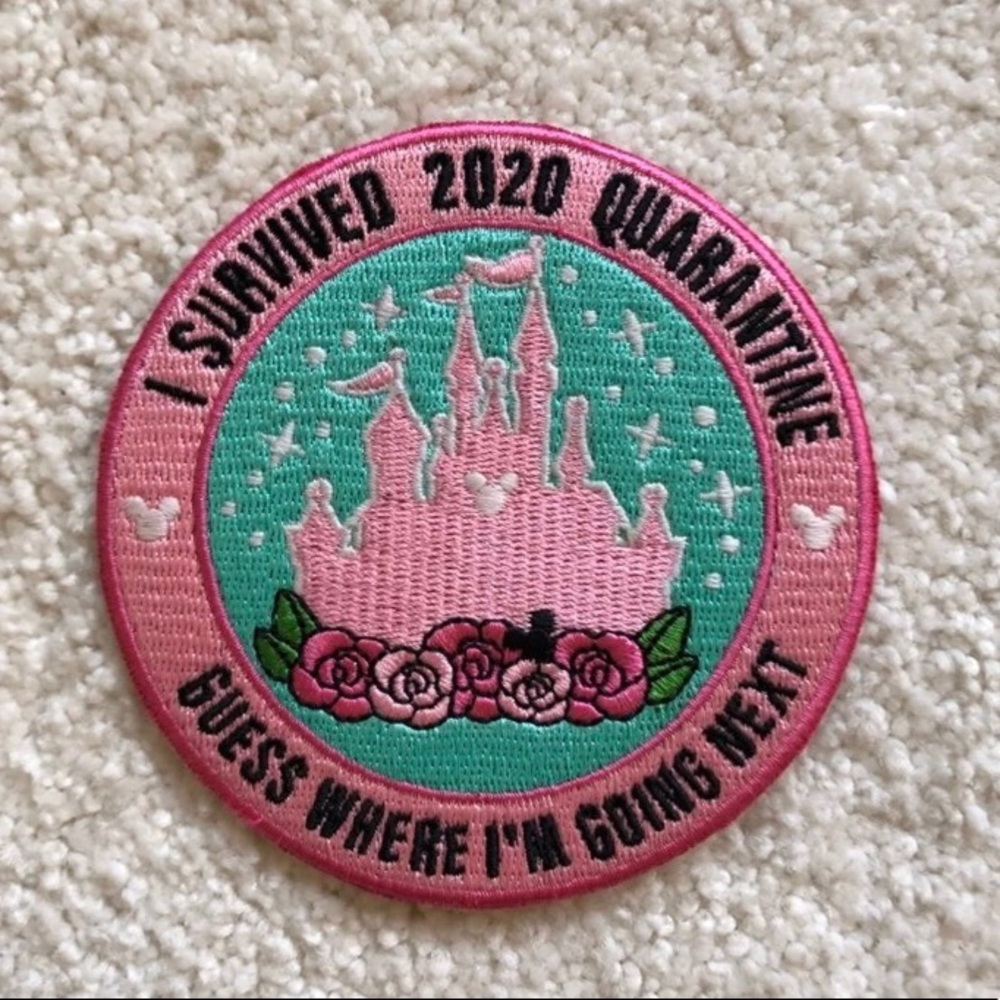 Disney Castle Quarantine Iron On Patch